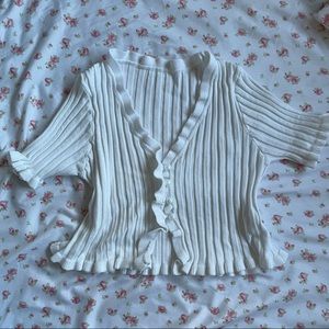 white top / cardigan yesstyle